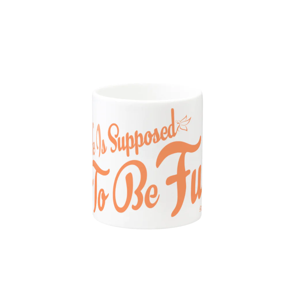 Ray's Spirit　レイズスピリットのLife Is Supposed To Be Fun Mug :other side of the handle