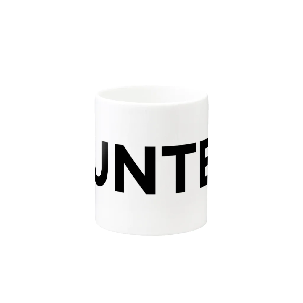 Type Me TのI'M A HUNTER Mug :other side of the handle