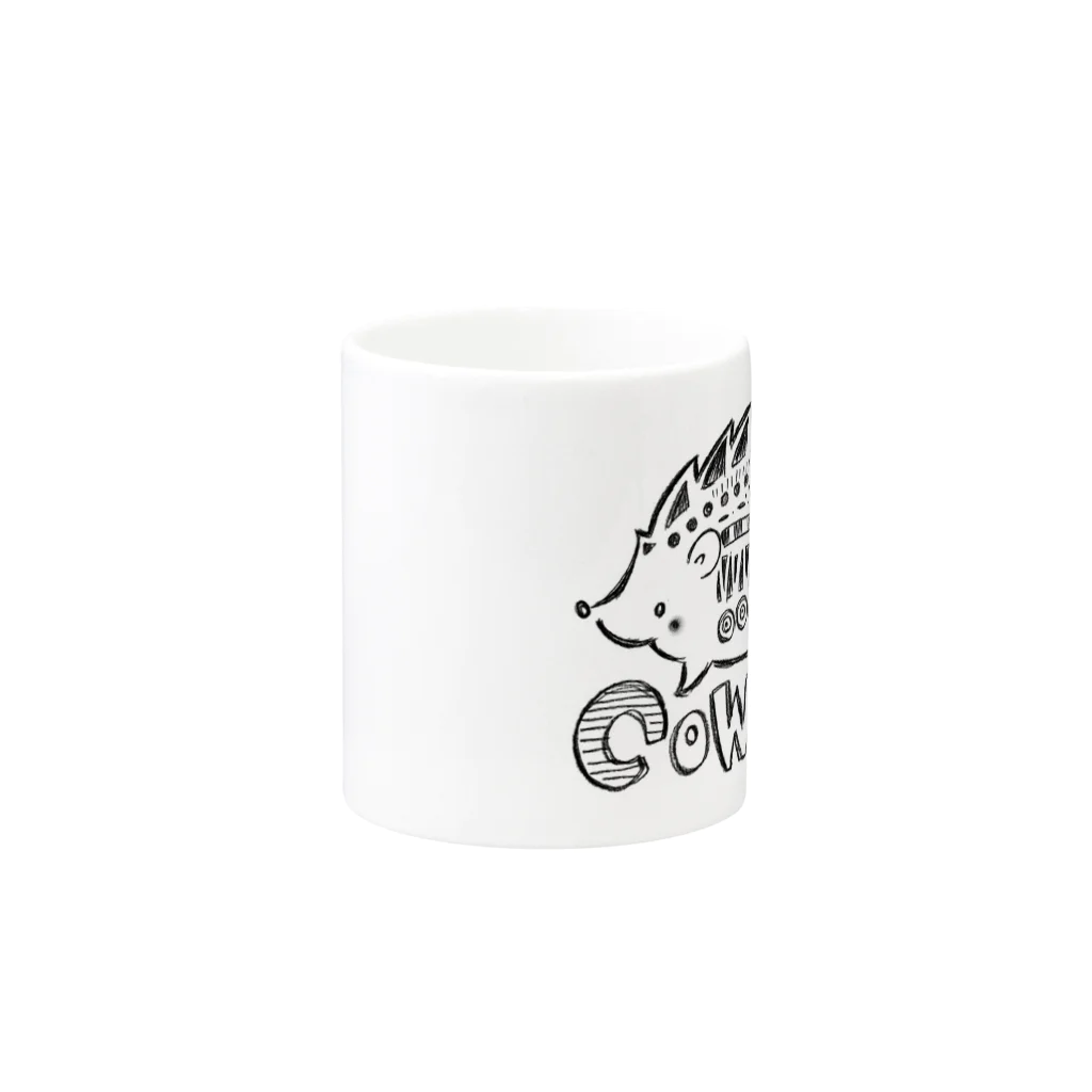 はるちゃんのcoward Mug :other side of the handle