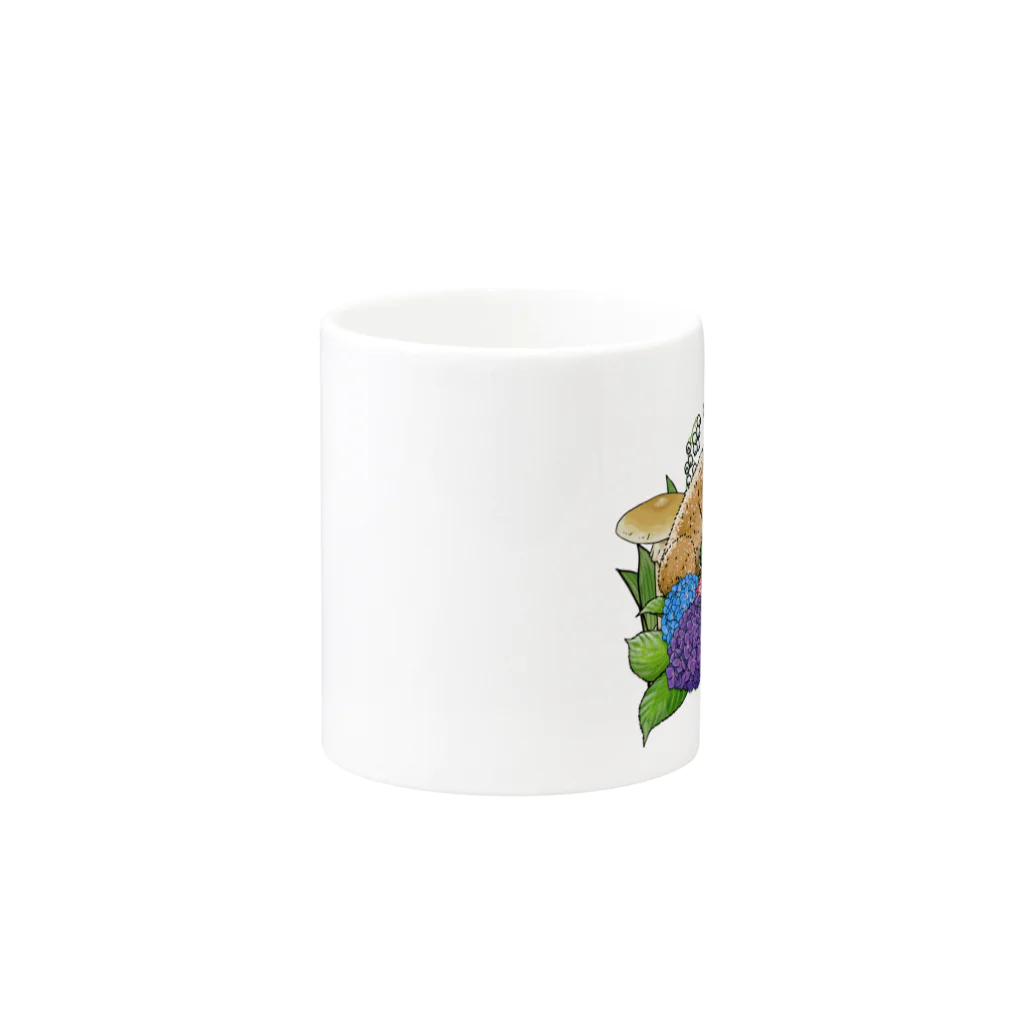 ウラケンストアの有毒動植綵絵スローロリス Mug :other side of the handle