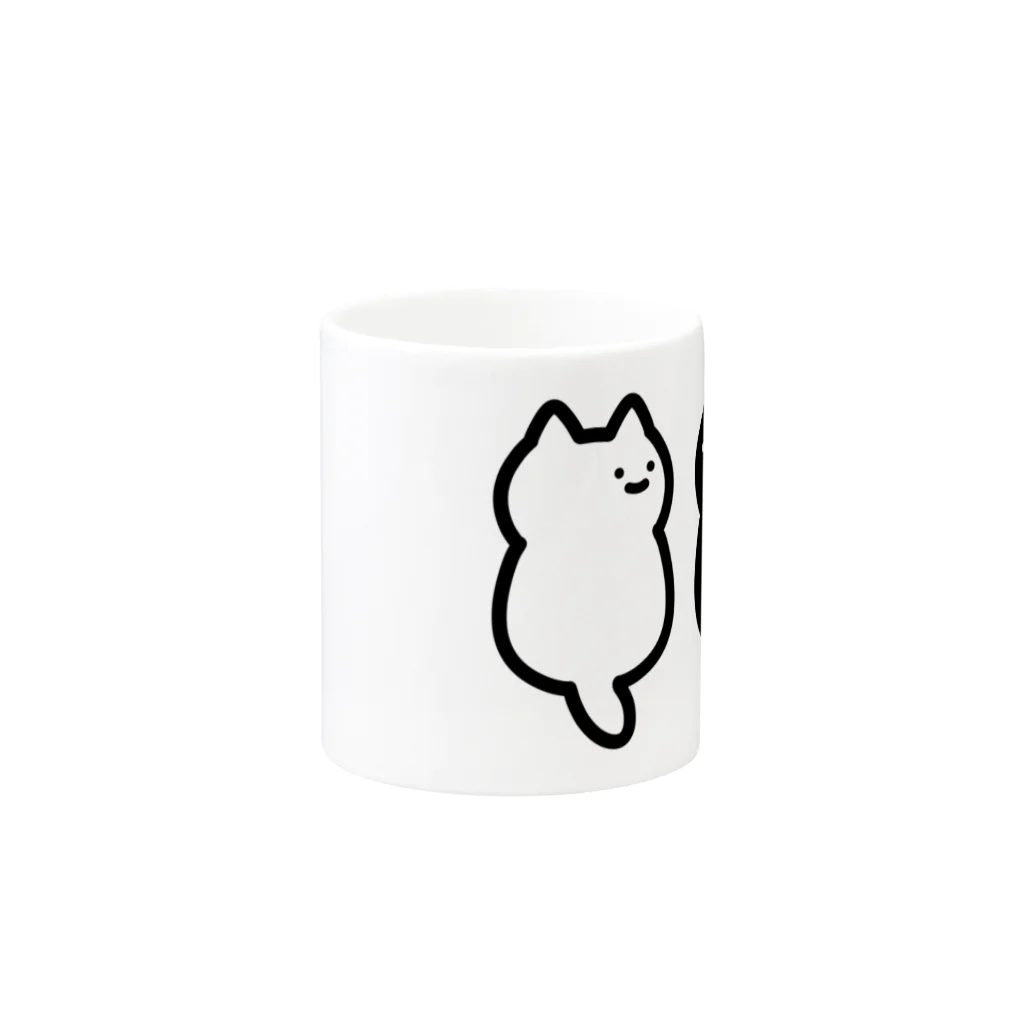 soratoの正面のわからないねこ Mug :other side of the handle