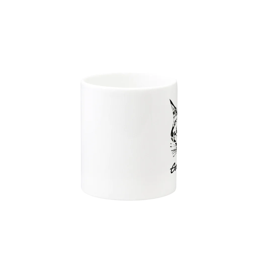 CatsalgiCのCatsalgiC《オリジナルロゴ》 Mug :other side of the handle