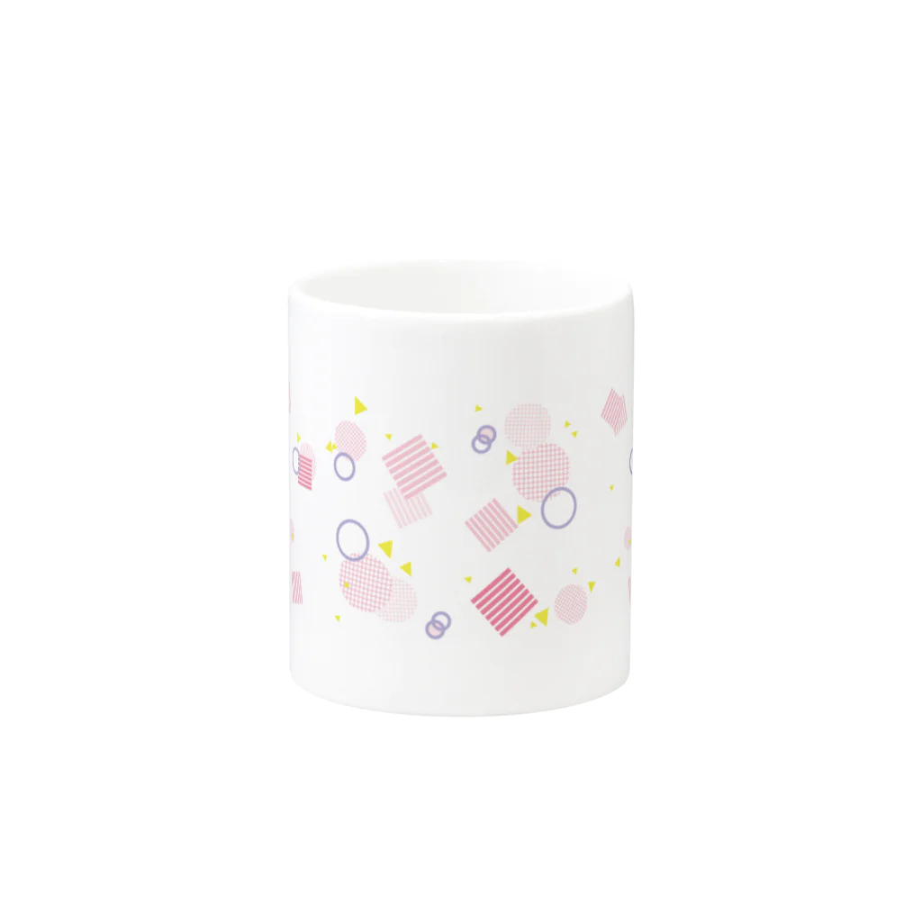 フルカラ★カラフルのカラフルポップなマグカップ Mug :other side of the handle