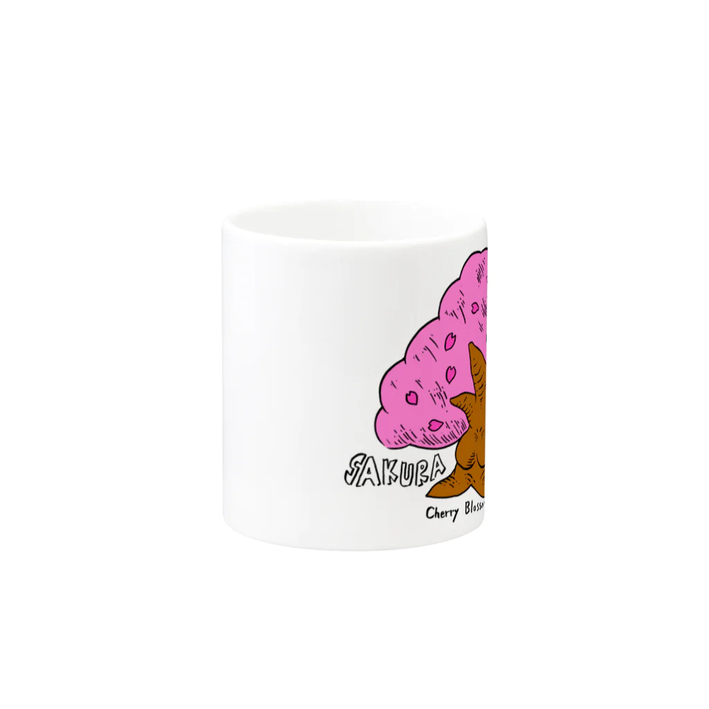 ザ・バイナリーの桜臀部カラー Mug :other side of the handle