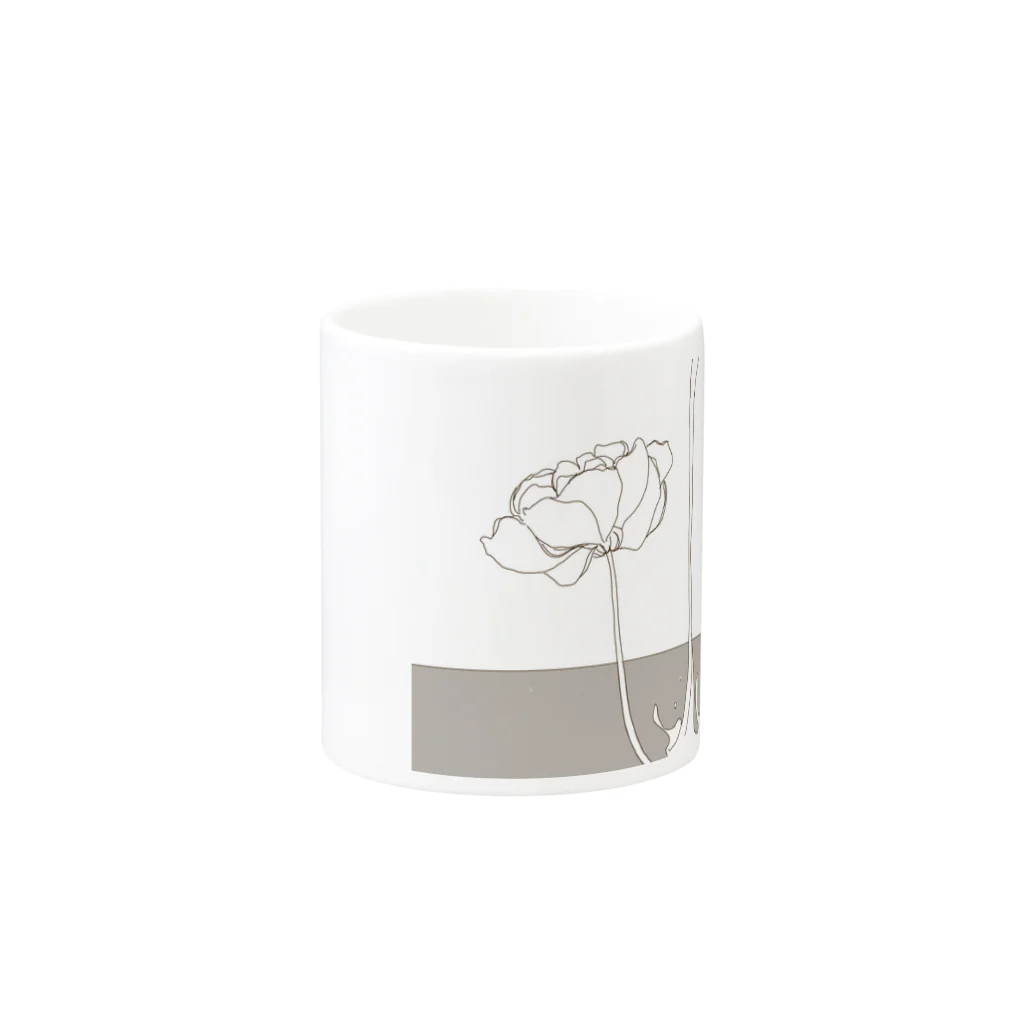 てんぷらの花 Mug :other side of the handle