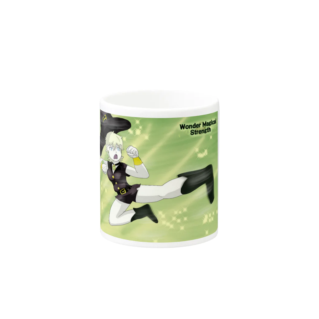 ♣️Tortilowicz♠️Z♚Z♛｡･:*:･ﾟ’☆⌘のWitch kick (Wonder Magical Strength) Mug :other side of the handle