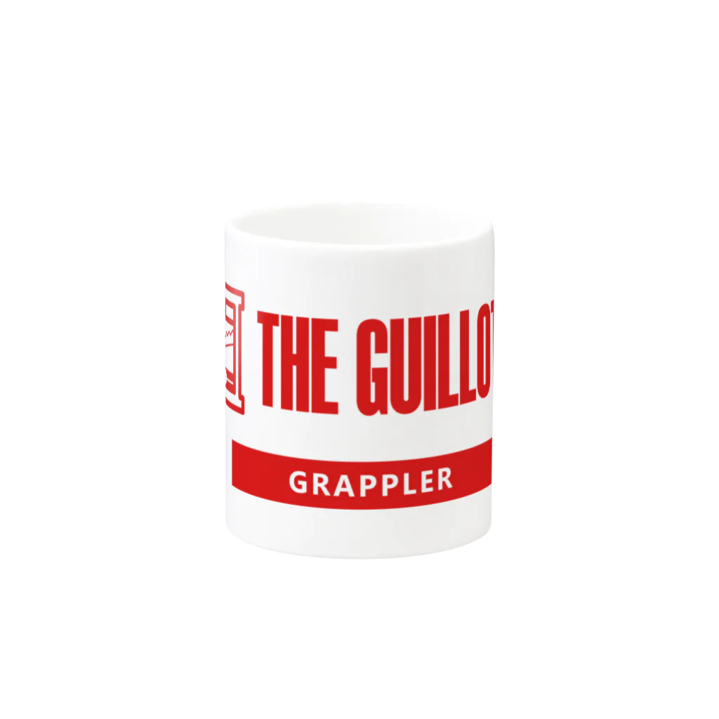 The ギロチン SHOPのTHE GUILLOTINE RED マグカップの取っ手の反対面