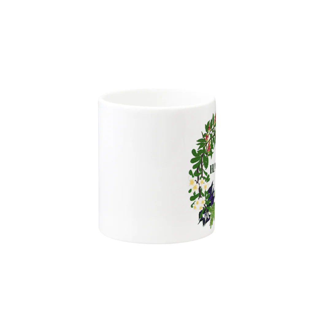 Rio del Takaの花輪HAWAII Mug :other side of the handle