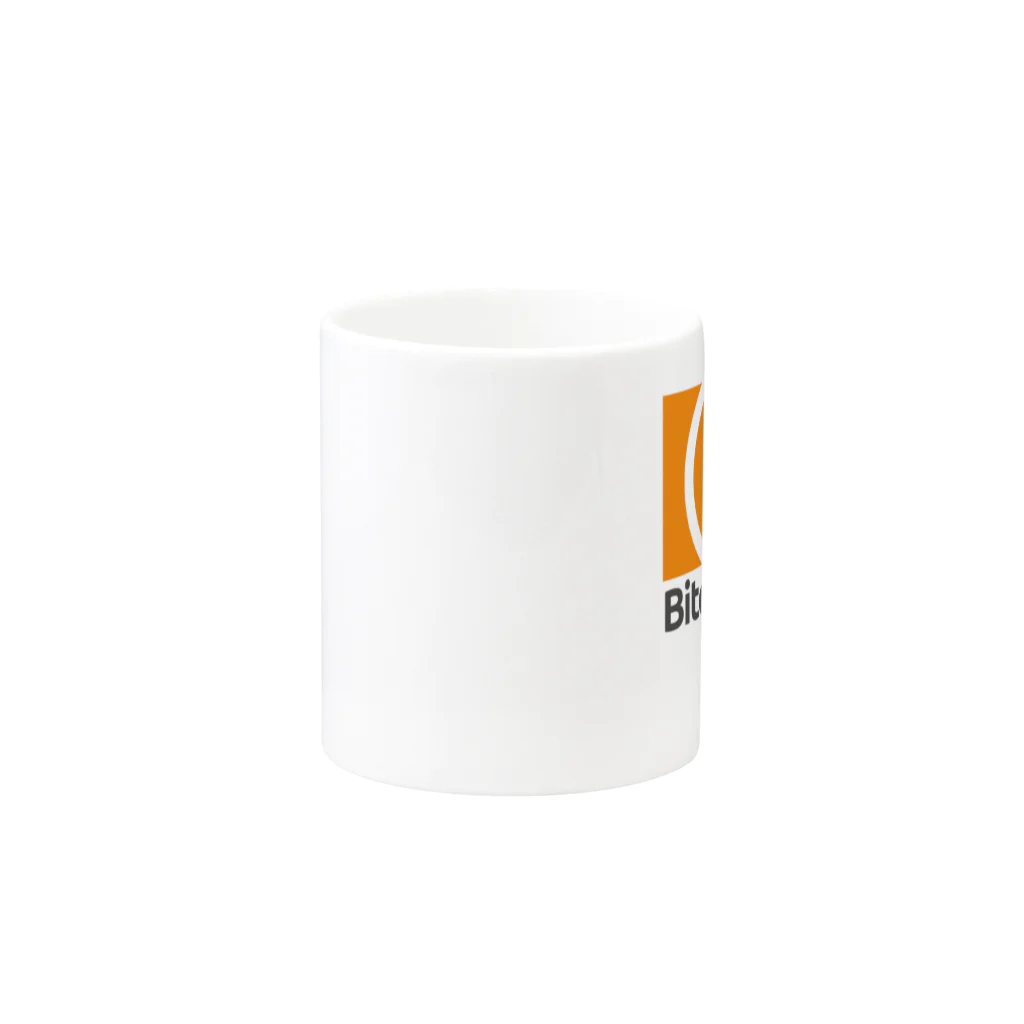 bitcoinersの【B】ビットコインキャッシュシンボル Mug :other side of the handle