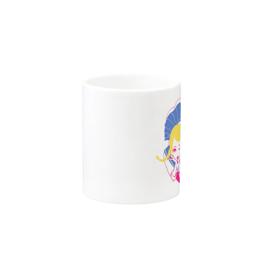 花岡 すーじーのLOVELY HIPPY BABY 3 Mug :other side of the handle