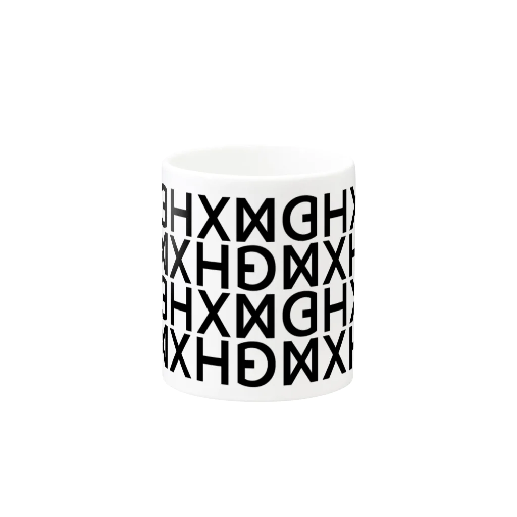 XENOGRAPHのLOGO MC 02 White Mug :other side of the handle