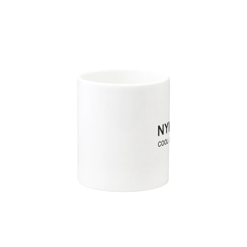 NYK MOON.factoryのNYK MOON logo Mug :other side of the handle