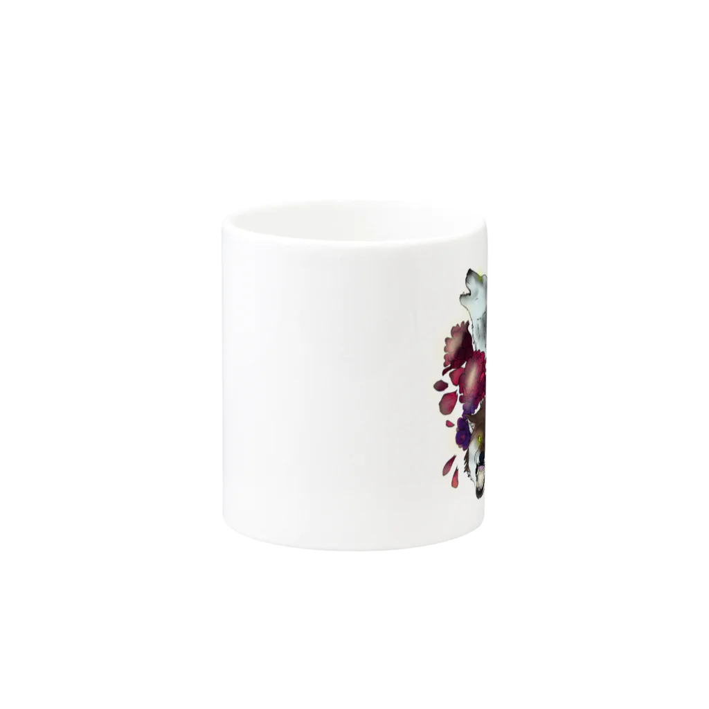 はやゆーのmoon flower wolves Mug :other side of the handle