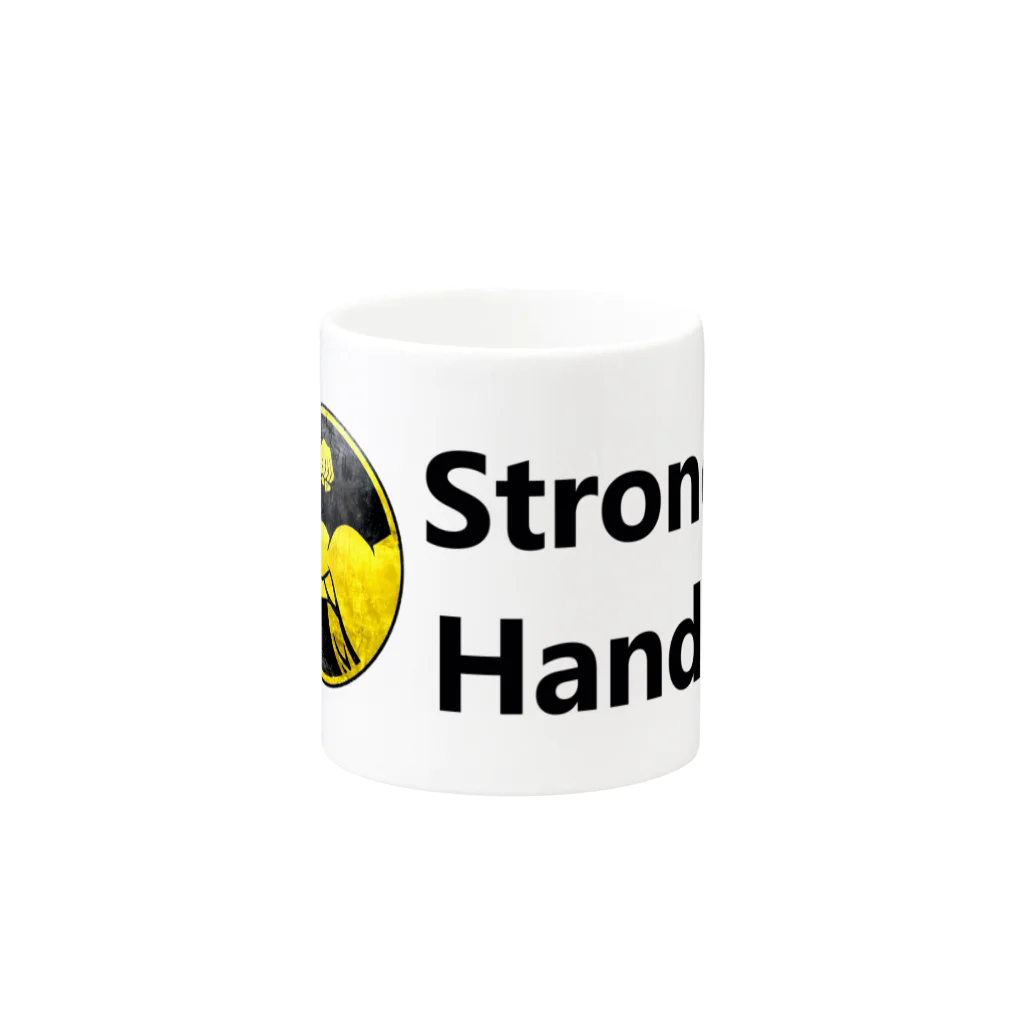 SHND JAPAN Official Goods ShopのStrongHands マグカップの取っ手の反対面