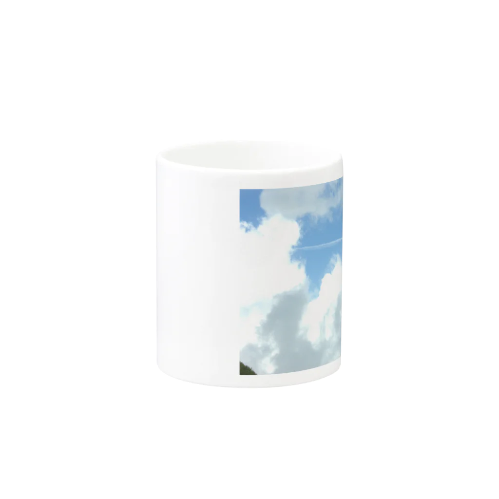 hiroponの青空と雲 Mug :other side of the handle