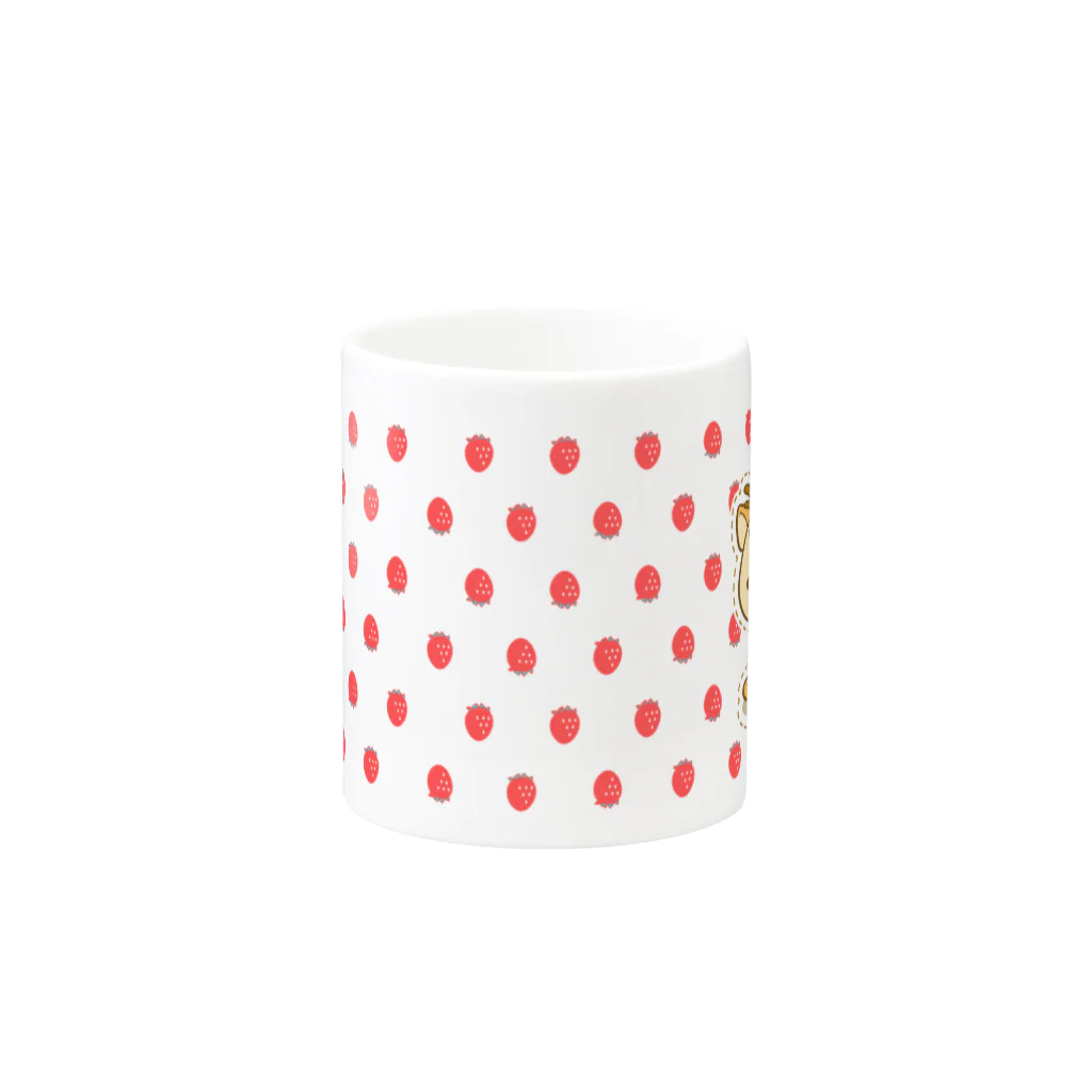 オノンのボク鹿＊strawberry Mug :other side of the handle