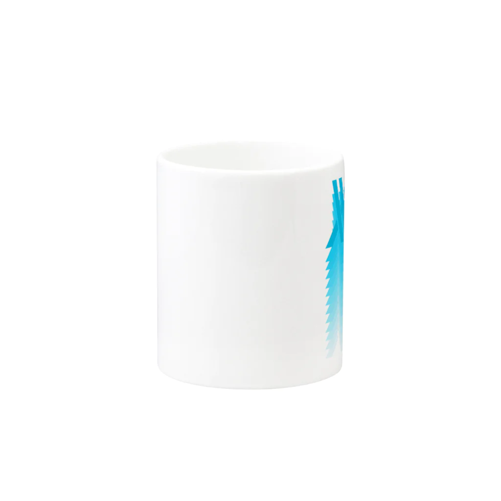 X-Dimensions team goodsのlogo gradation2 Mug :other side of the handle