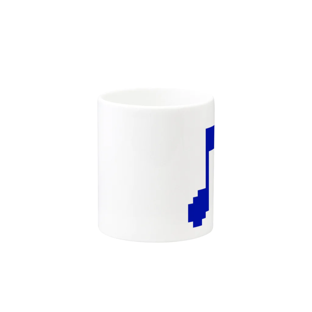 絵本作家大川内優のオリジナル絵本グッズショップの音符アイコン２ Mug :other side of the handle