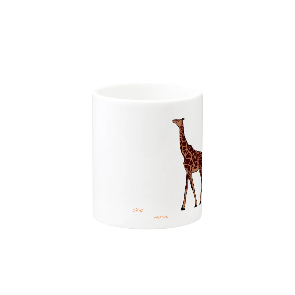 ATELIE　HIROのGiraffe Mug :other side of the handle