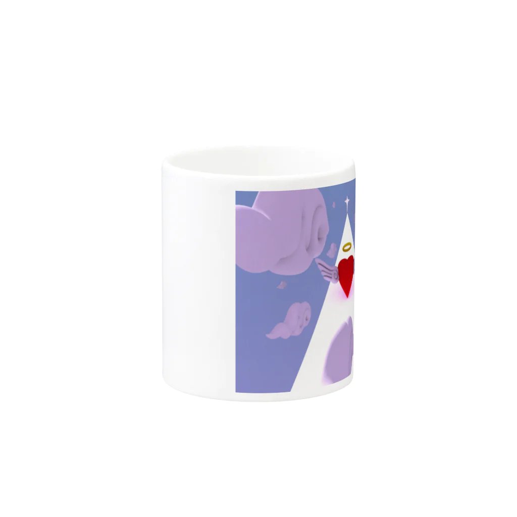 Takayuki HibinoのAngel Road Mug :other side of the handle