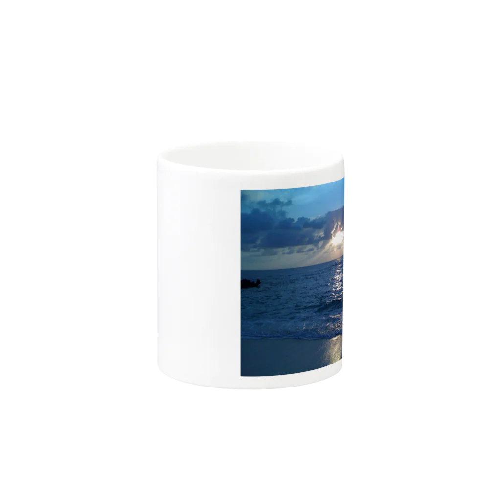 dac0001の宮古島の夕陽 Mug :other side of the handle