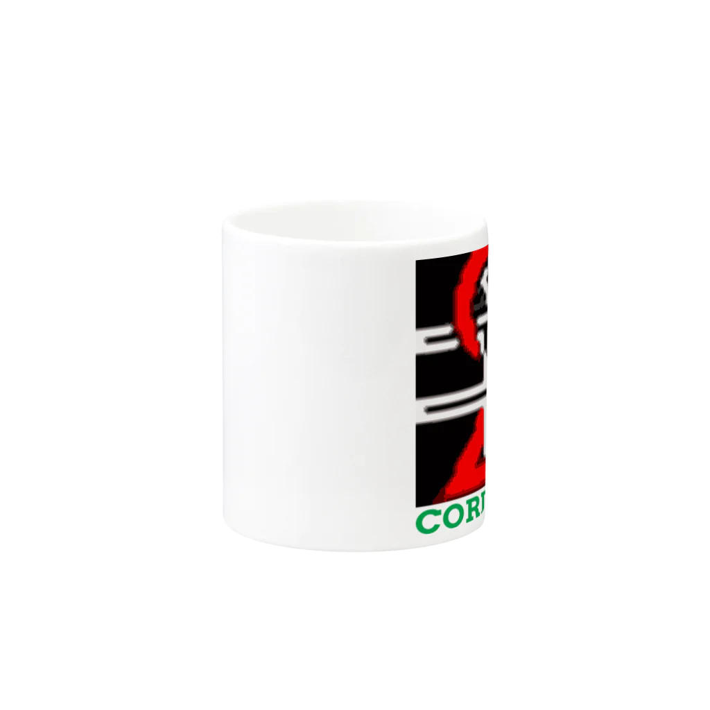 CORD2CORDのコード・ツー・コード Mug :other side of the handle