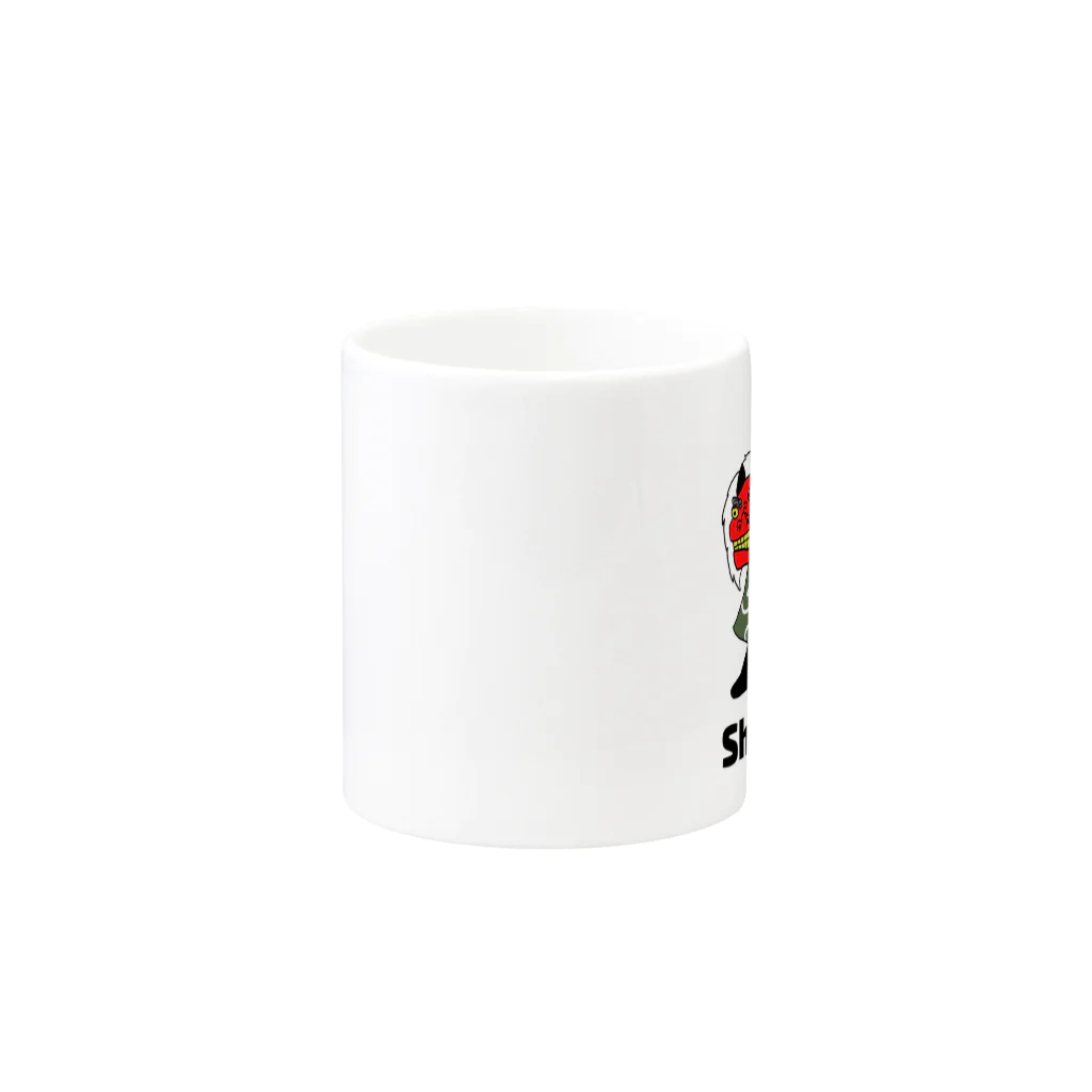 ロバくろのShiShiMai　(獅子舞) Mug :other side of the handle