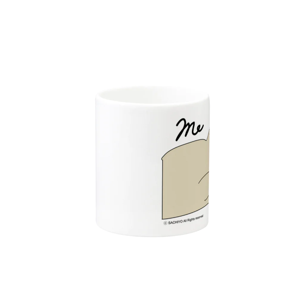 ラッコの「らー」のラッコの「らー」me!  Mug :other side of the handle