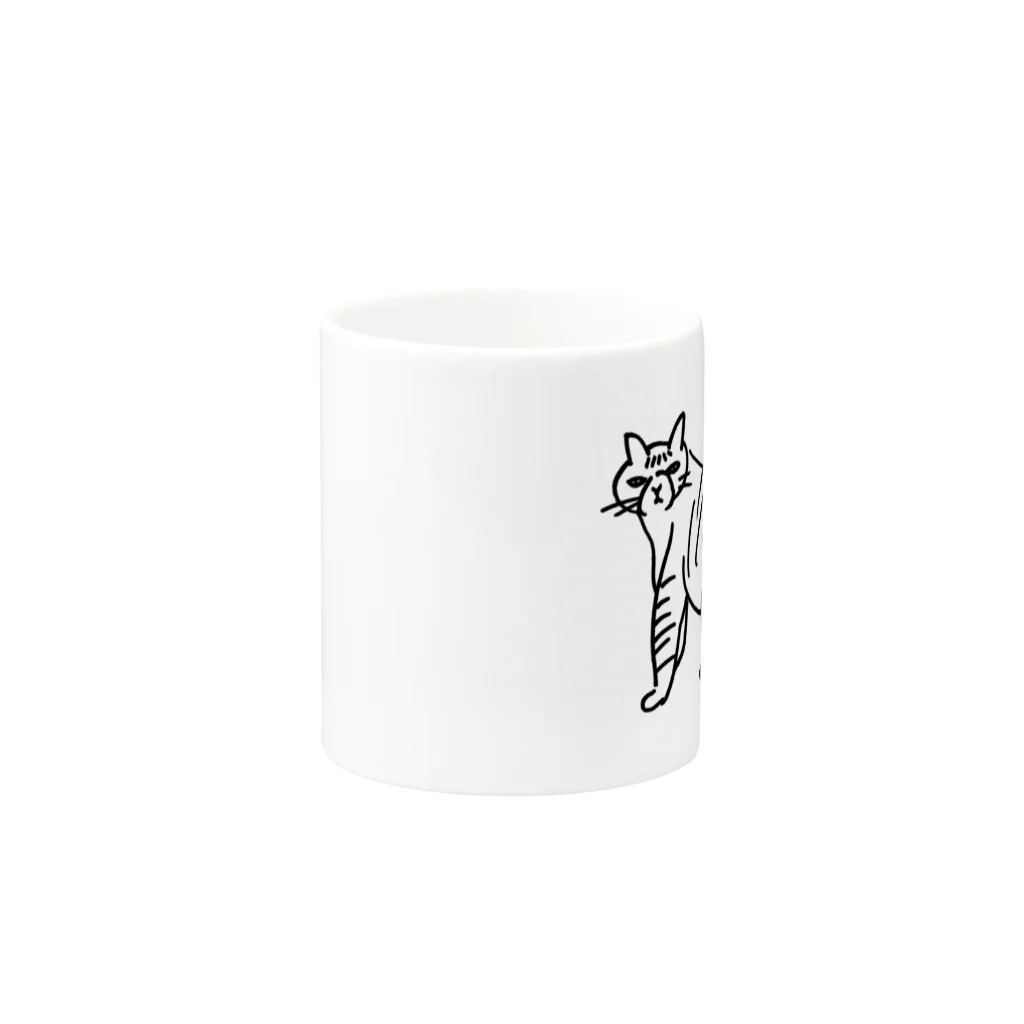 megumiillustrationのnekostalker Mug :other side of the handle