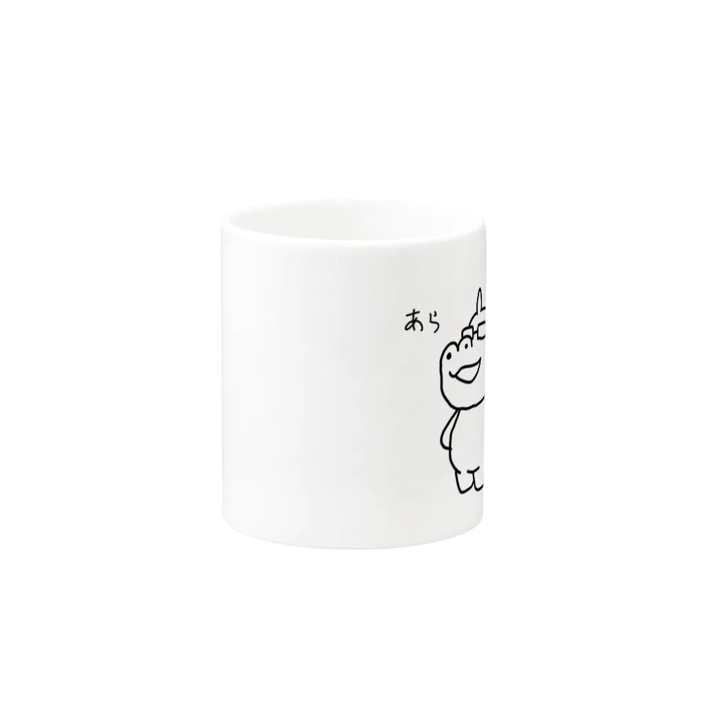 安納ポテトのあら ブホォ なかば Mug :other side of the handle