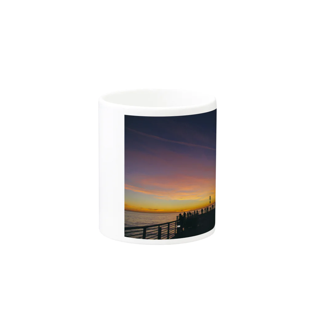 NAKAGAWA TのSunset Mug :other side of the handle