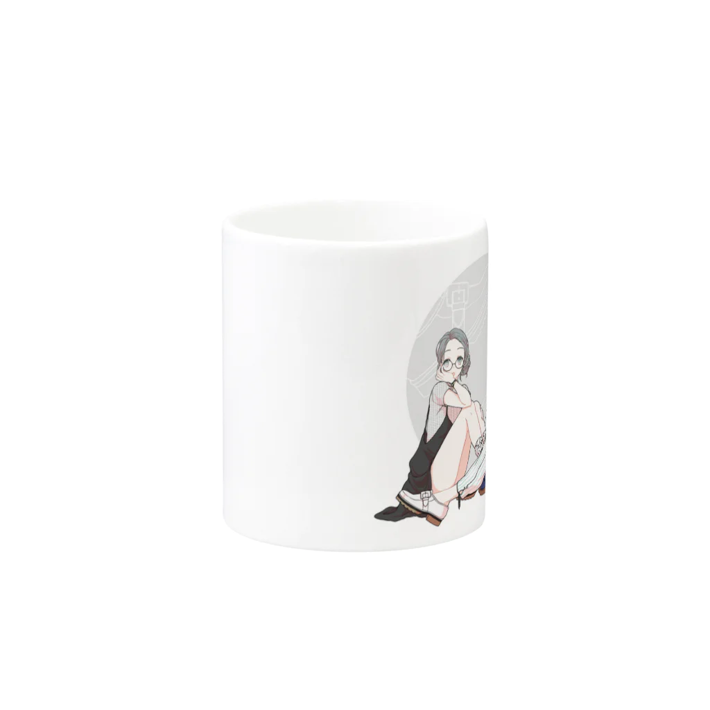 maruのマグカップ Mug :other side of the handle