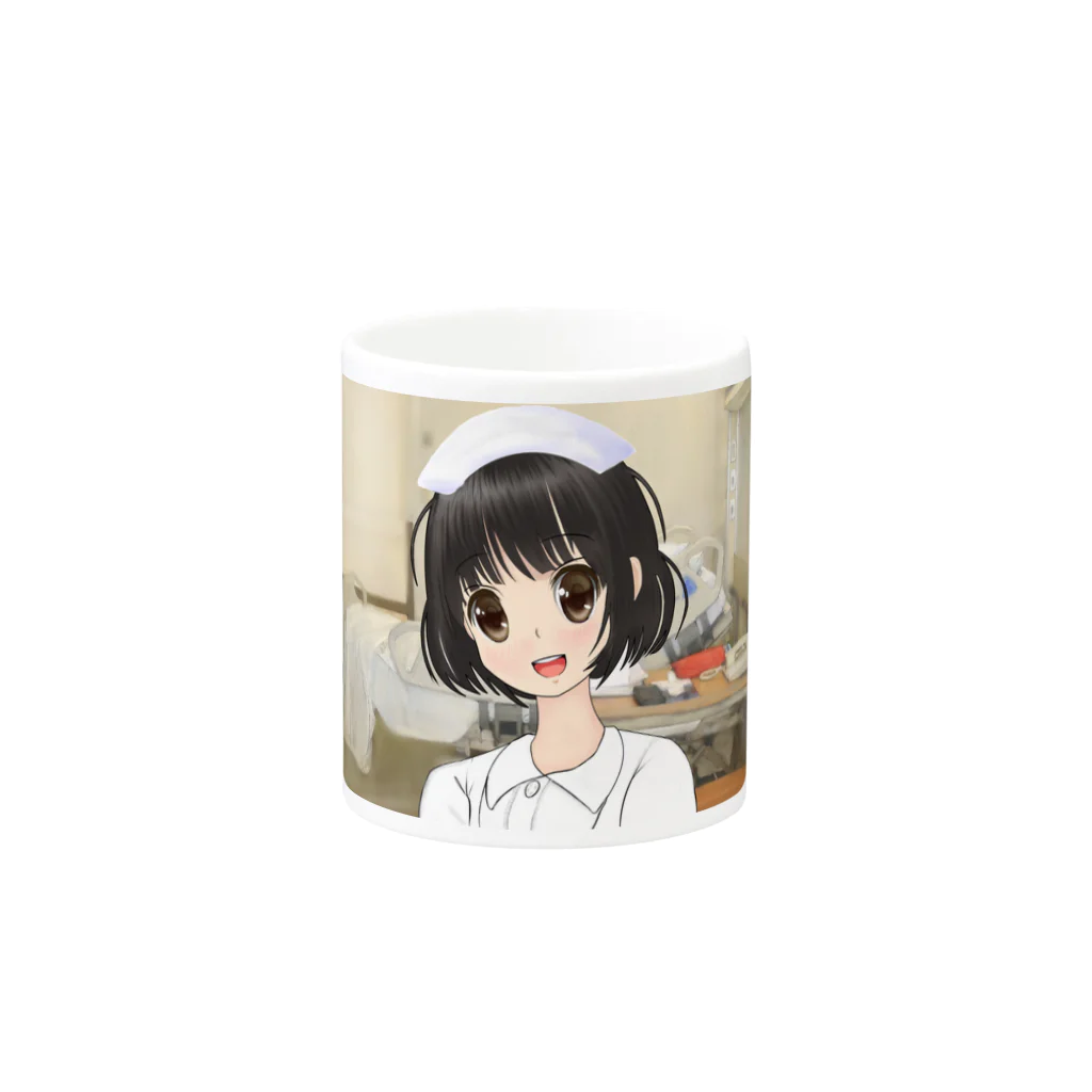 げーむやかんの病棟女性看護師 Mug :other side of the handle