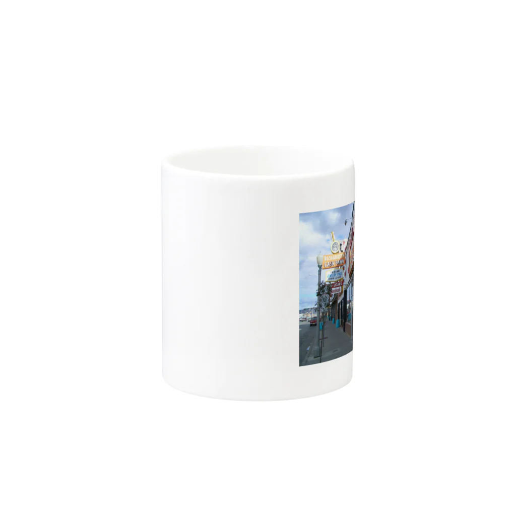 santafeのインディアンジュエリーショップ Mug :other side of the handle