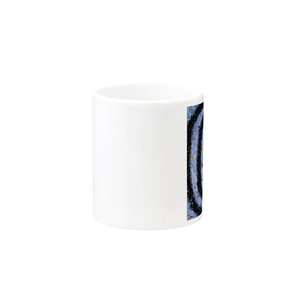 アメリカンベース の渦巻　デザイン Mug :other side of the handle