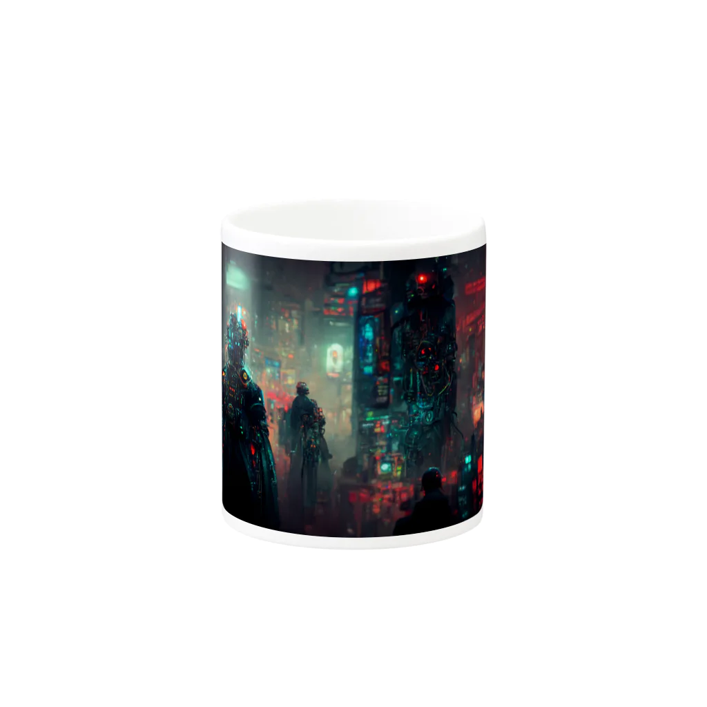 Transyのcyber&punk 2 Mug :other side of the handle