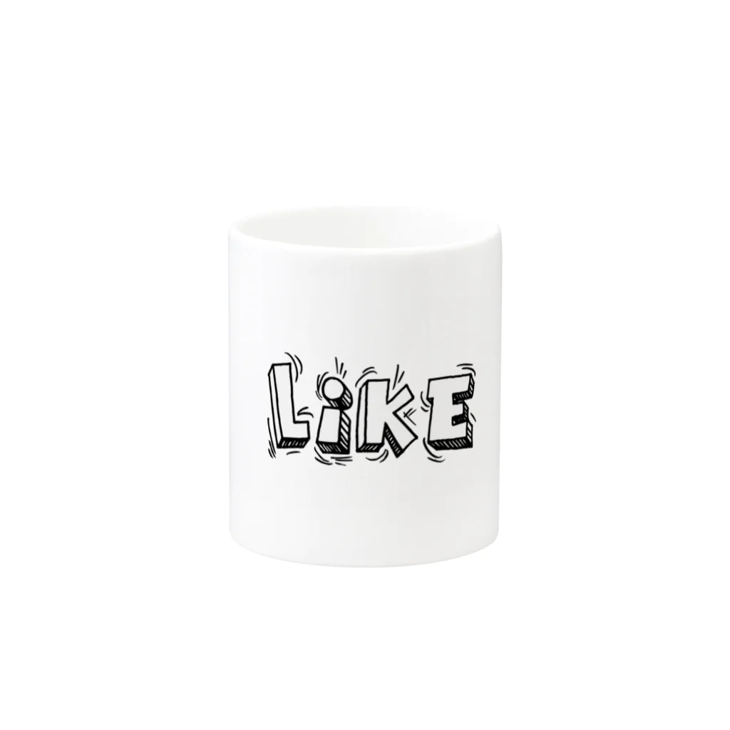 PMショップのLIKEグッズ Mug :other side of the handle