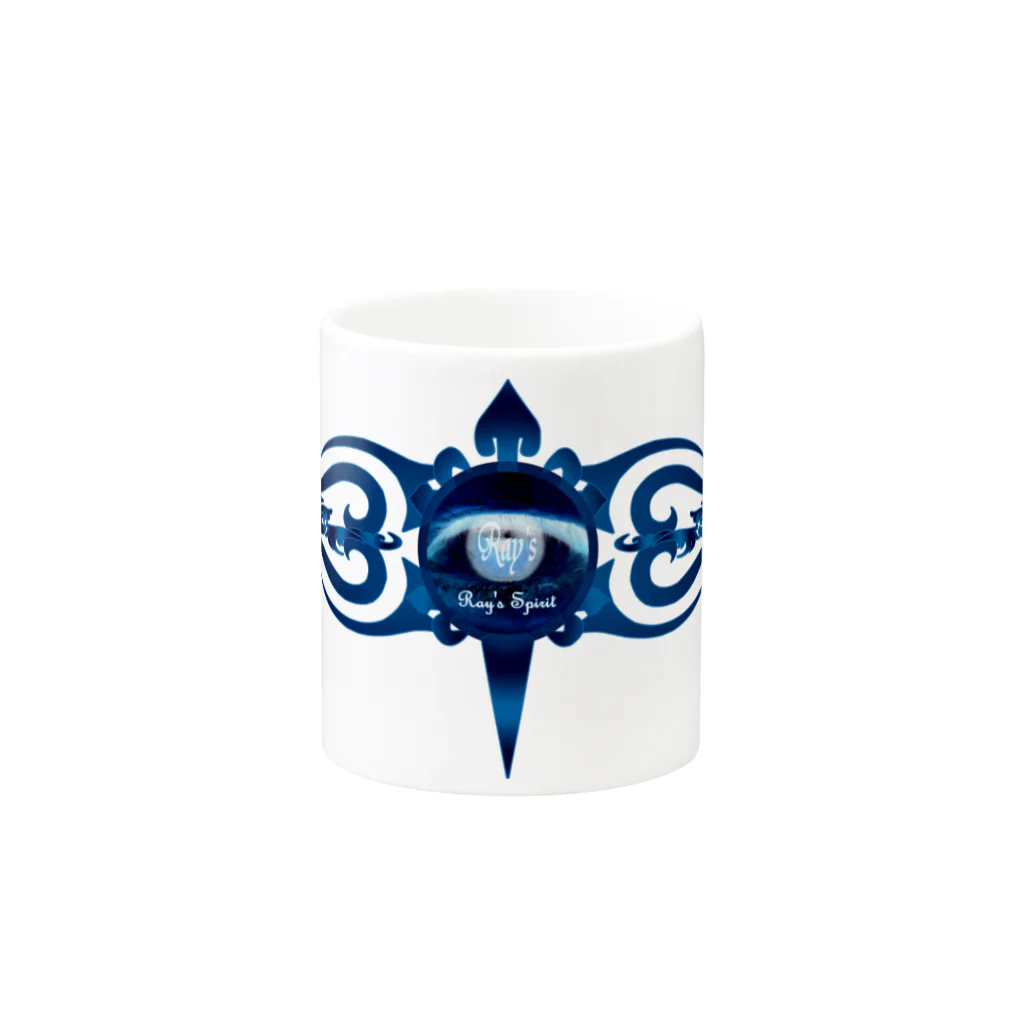 Ray's Spirit　レイズスピリットのRay's Spirit Logo ⑦ Mug :other side of the handle