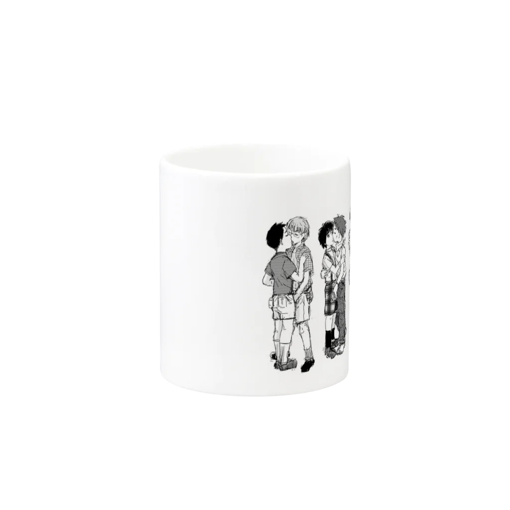 チバカレーの少年キス Mug :other side of the handle