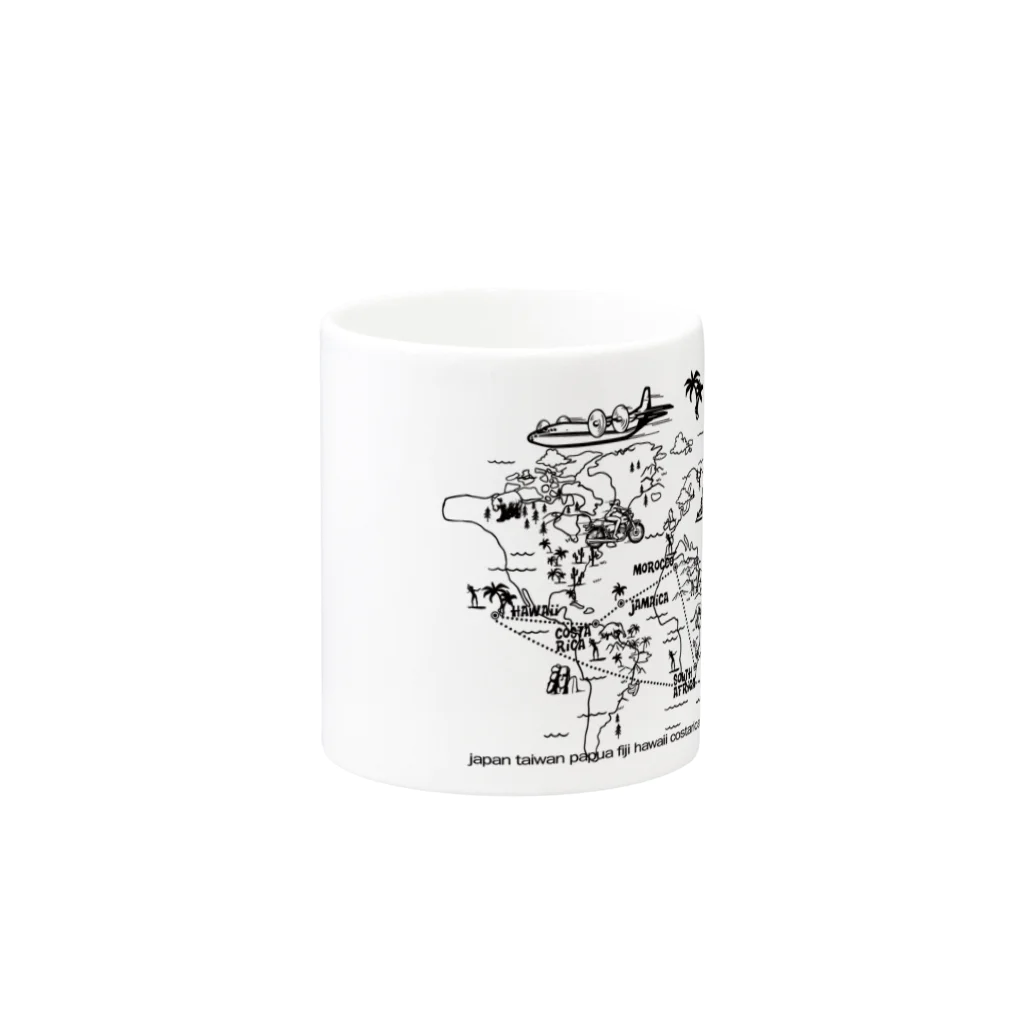 JOKERS FACTORYのSURFING WORLD TOUR Mug :other side of the handle