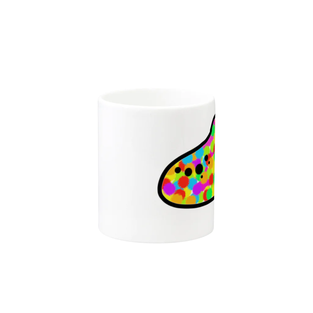 兎猫庵のOcarina Mug :other side of the handle