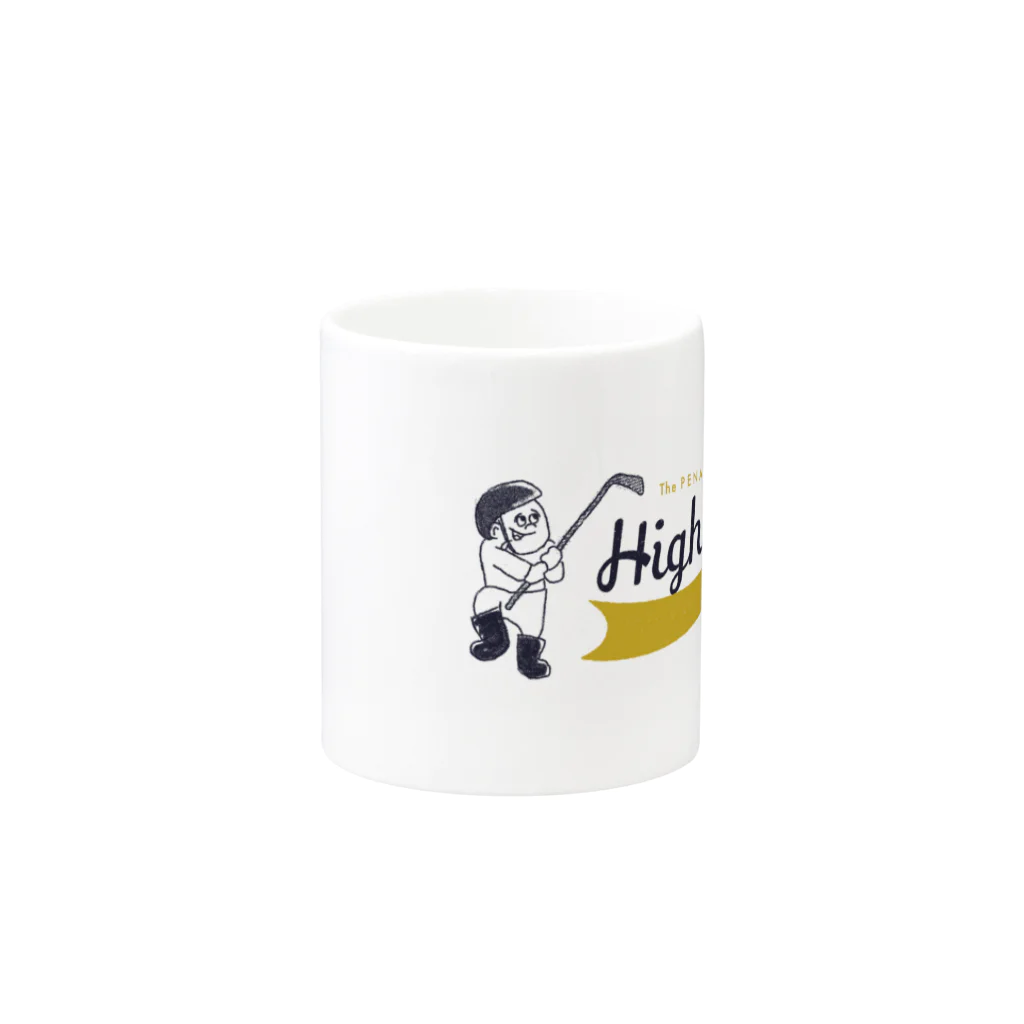 funaTのハイスティック Mug :other side of the handle