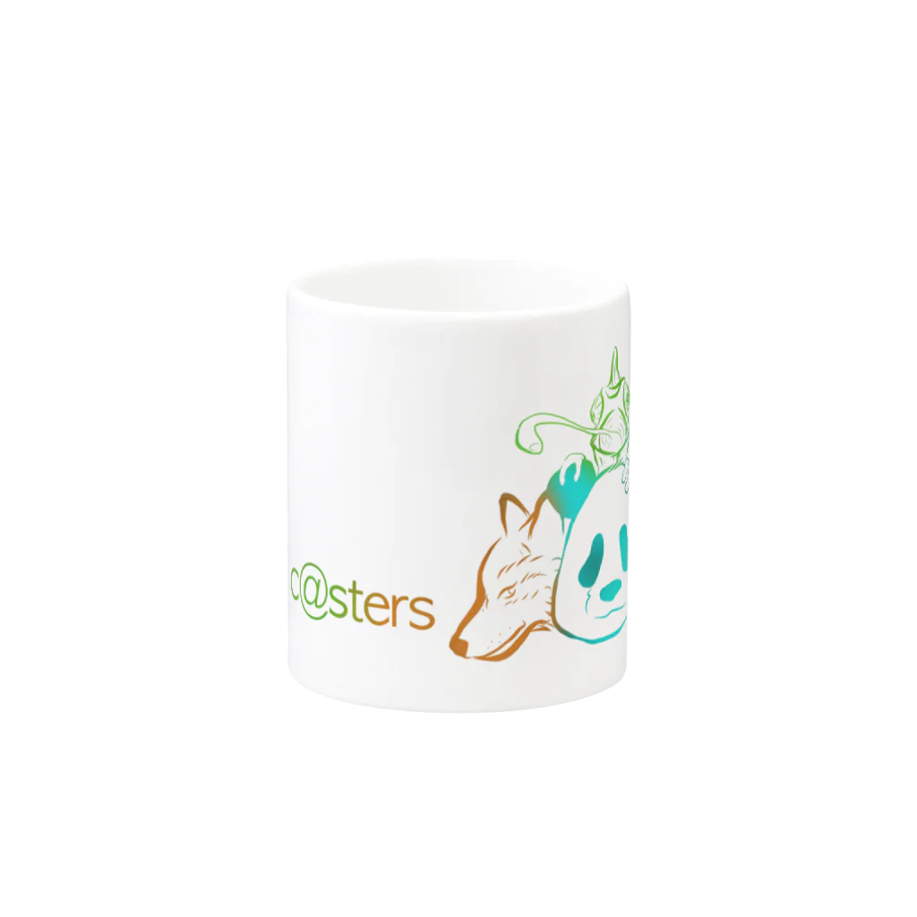 Animal c@sters バンドオリジナルグッズのanicas4 T-2 Mug :other side of the handle