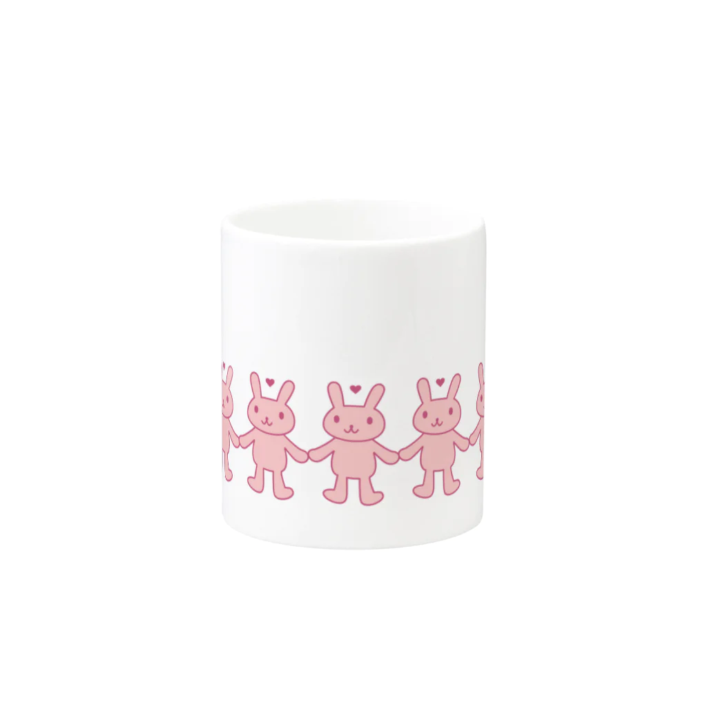 AROMA☆LOVELYのLOVELY♡RABBIT Mug :other side of the handle