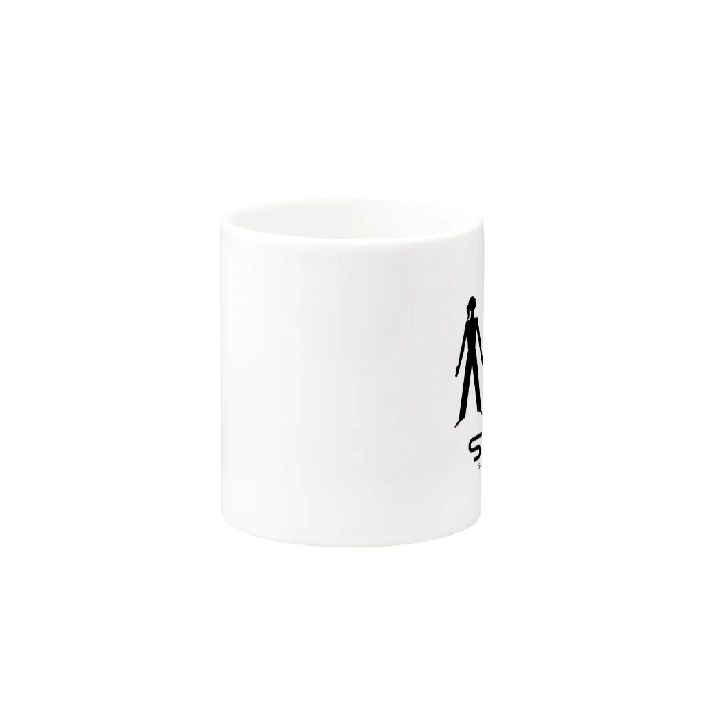 チャリーモのSCPPマグカップ Mug :other side of the handle