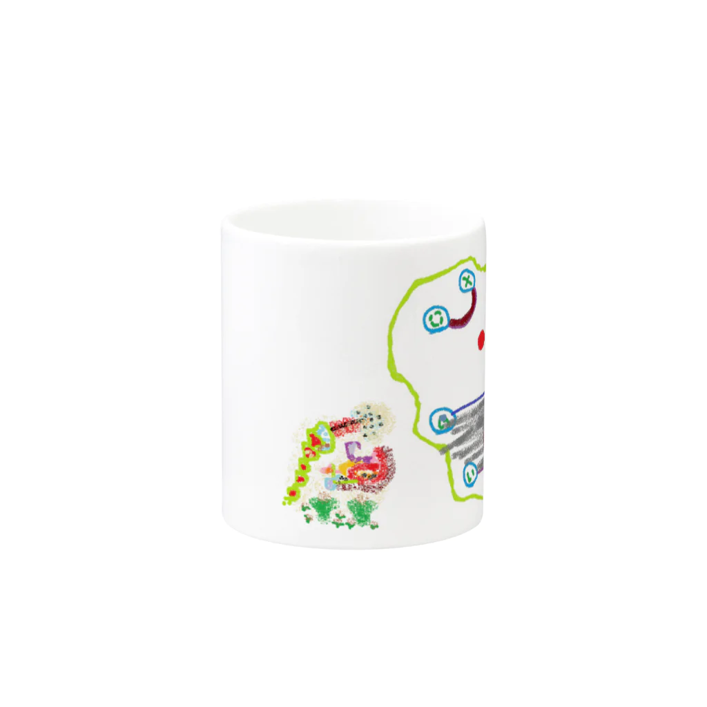 も                  ？のみんみんⅡとUUU Mug :other side of the handle