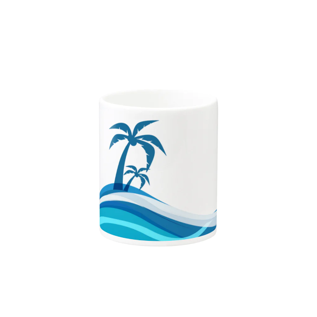 BBdesignのsummer beach2 Mug :other side of the handle