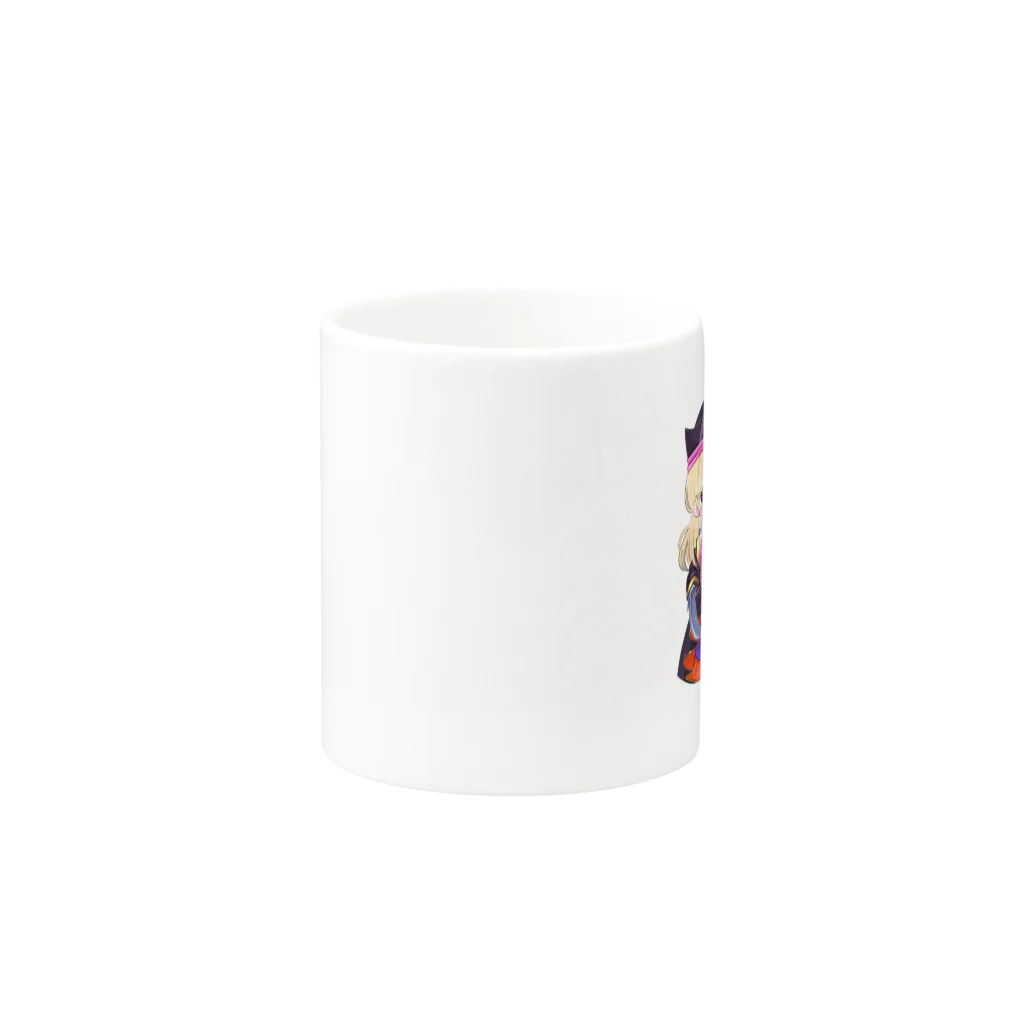 カシスオレンジ🍊のカシスオレンジ マグカップ Mug :other side of the handle