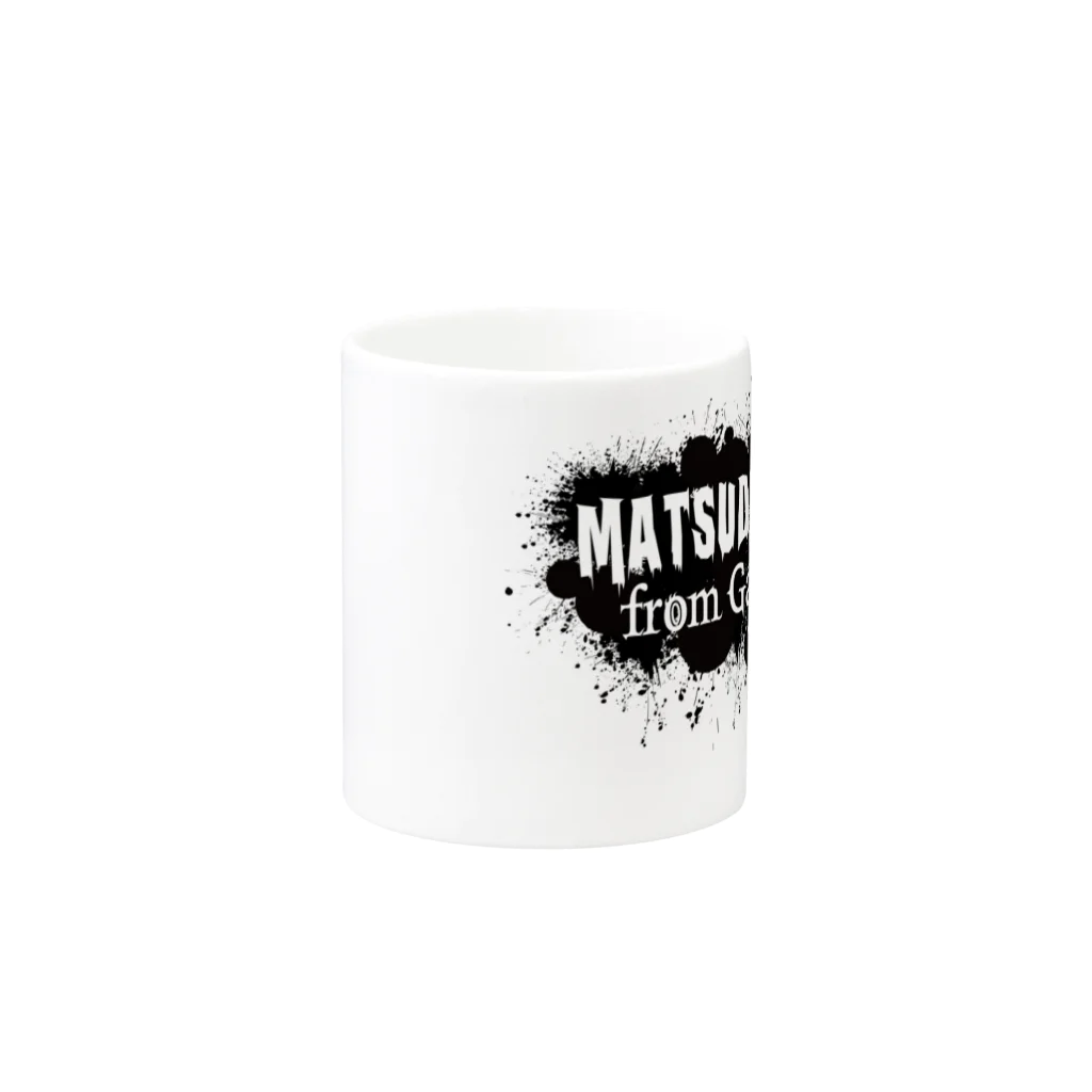 ガチピーSUZURI支店のMATSUDA　ACEグッズ Mug :other side of the handle