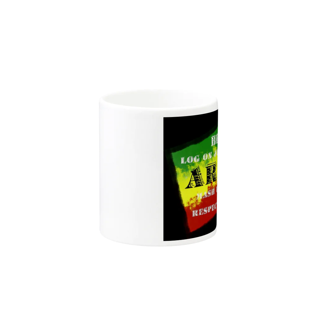 L.B.K.のBIG UP・ARMS Mug :other side of the handle